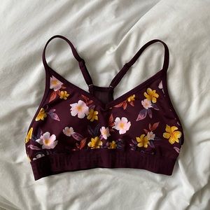 • VS Pink • Floral Sports Bra